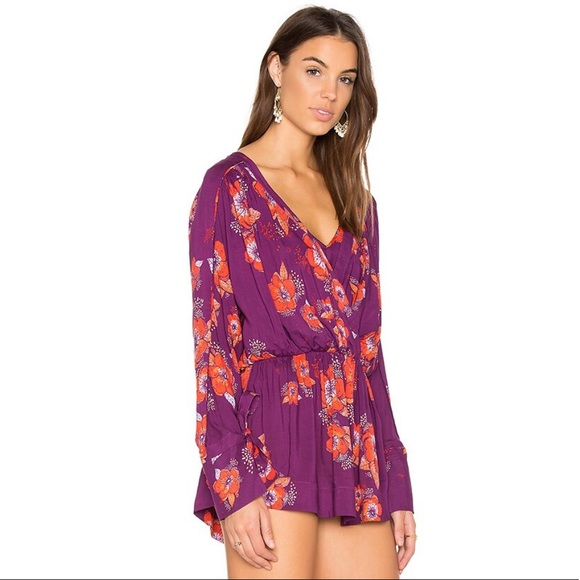 Free People Tuscan Dreams Printed Tunic in Turquoise - Picture 6 of 15